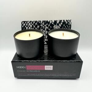 Victoria's Secret NOS HTF Succulent Ripe Mini Fragrance Candle Set 2 Vintage